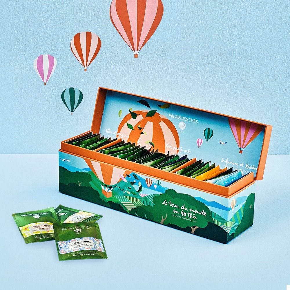 Coffret Le tour du monde en 40 thés - 1