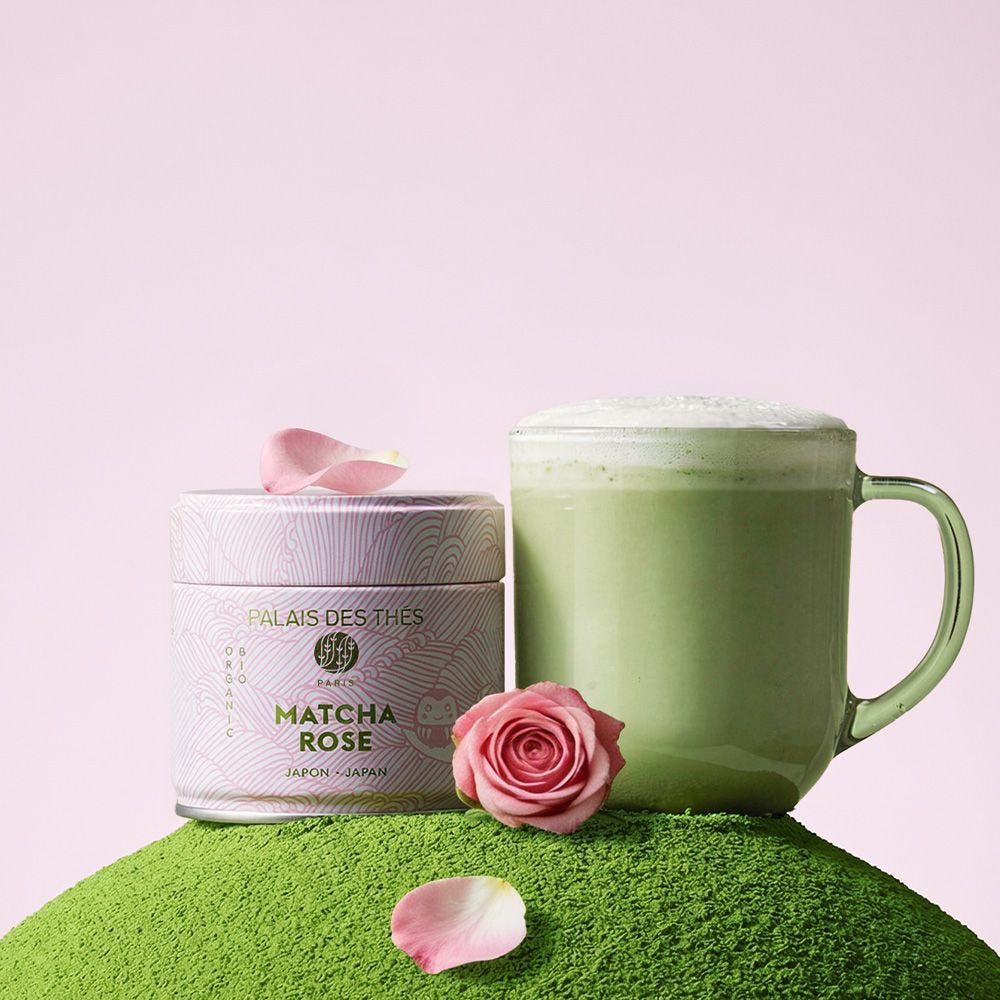 Thé Matcha Rose bio - 1