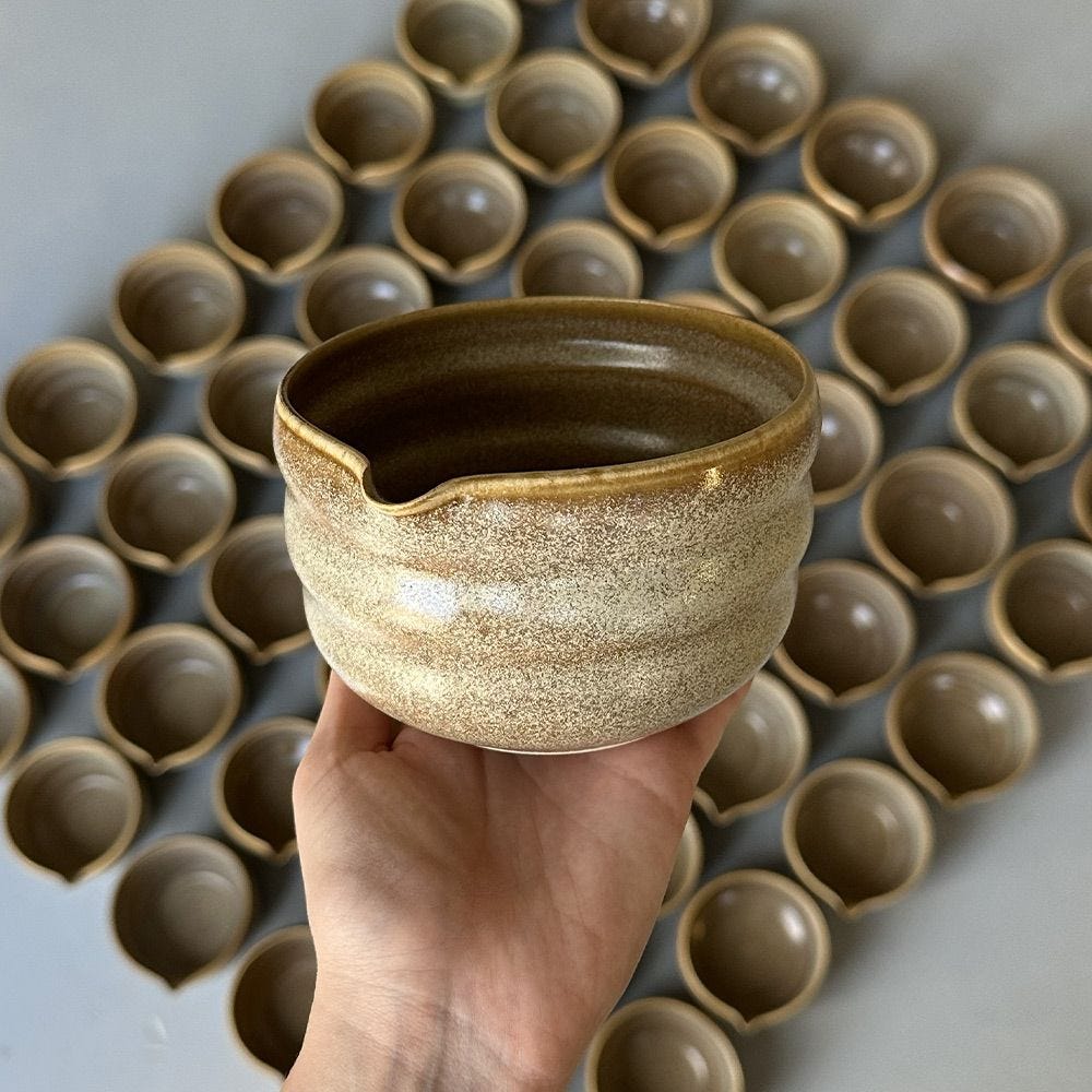 Chawan Lichen - Bol à matcha - 2